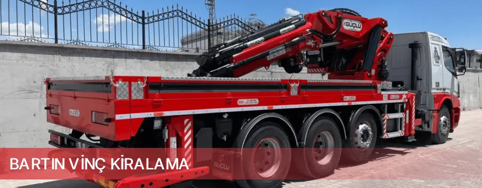 Bartın İli Vinç Kiralama